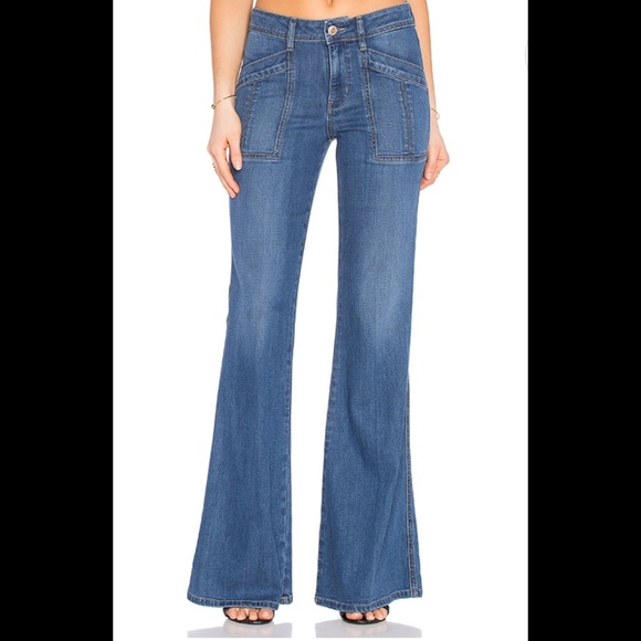 Level 99 Denim - NWT Level 99 High Rise Evelyn Wide Leg Jean 27 in.